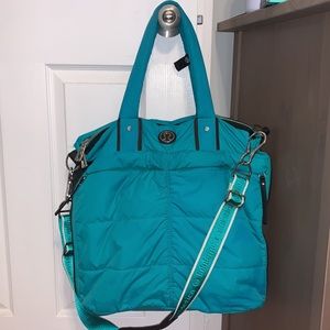 Large Teal Lululemon Tote Bag